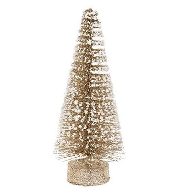 Champaign White Glitter Tree 8 - The Fox Decor